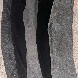 Kids' Black and Gray Joggers Set